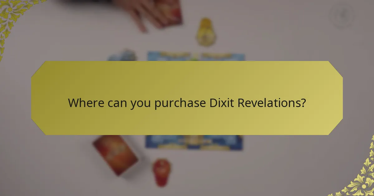 Where can you purchase Dixit Revelations?